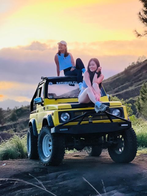 Mount Batur jeep sunrise with breakfast - Visiting the Black Lava Fields