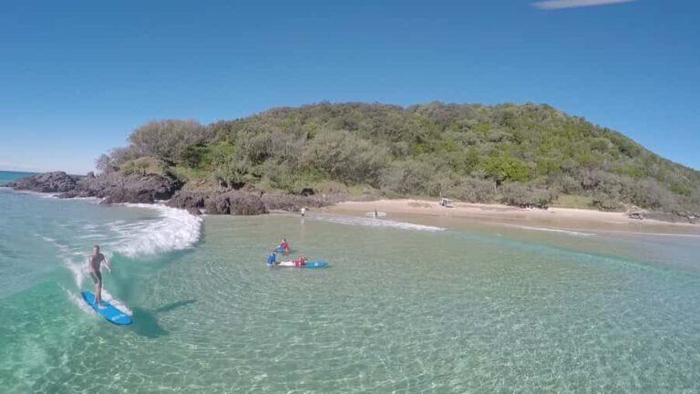 Noosa: Epic Learn to Surf Safari 4x4 - Double Island Point - The Surf Lesson – What to Expect