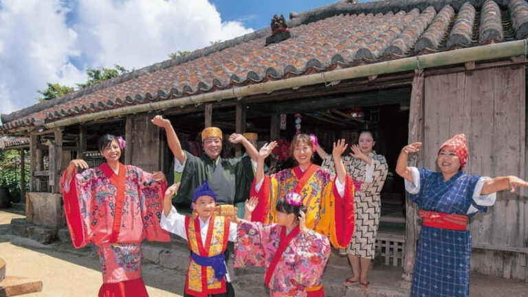 Okinawa: Tropical Dream , Ryukyu Mura, Banta Cafe Bus Tour - What’s Included and What’s Not