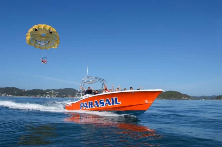 Paihia: Bay of Islands Parasailing Flight - What Does the Itinerary Look Like?