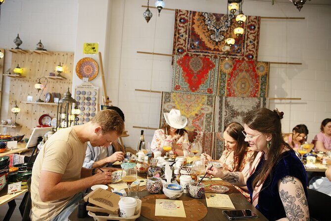 Paint and Sip Classes Brisbane: Ceramic Plates & Bowls - Group Size, Timing, and Practical Details