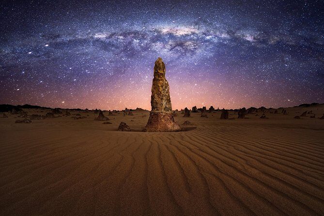 Pinnacle Desert Sunset and Night-time Stargazing Tour from Perth - Transportation, Duration, and Group Size