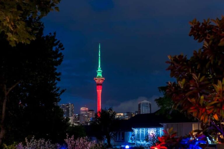 Private Christmas Walking Tour in Auckland City Lights - The Itinerary in Detail
