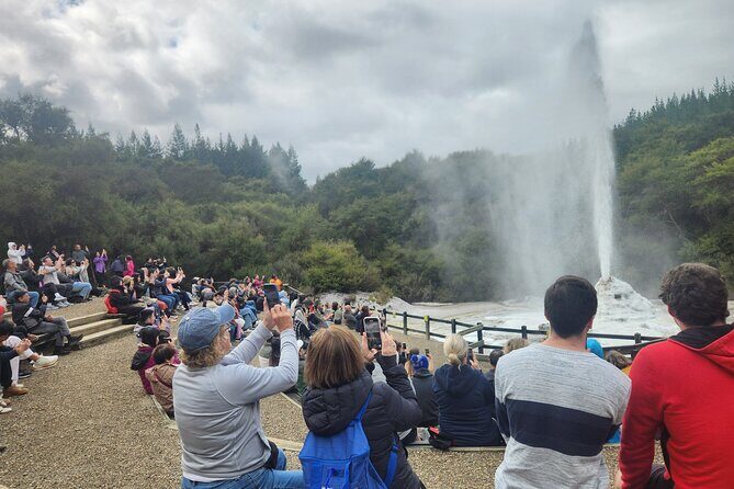 Private Tour WaiOtapu & Huka Falls & Blue springs from Auckland - The Power of Lady Knox Geyser
