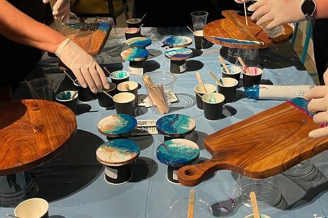 Resin Art Classes Melbourne: Cheeseboards & Coasters - Whats Included & How It Works