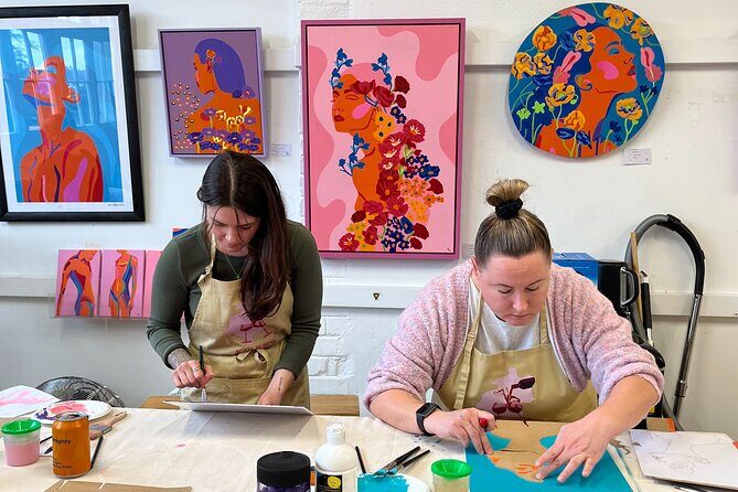 Stencil Portrait Workshop Create Bold Art in Auckland - What the Price Gets You