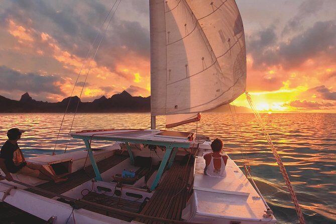 Sunset Cruise : Moorea Sailing on a Catamaran named Taboo - The Experience from a Traveler’s Perspective