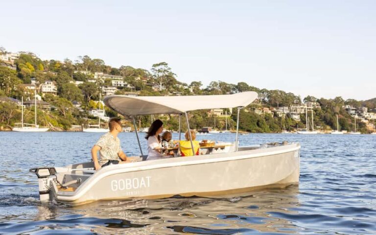 Sydney: Electric Boat Rental from The Spit, Mosman - What to Expect on the Water