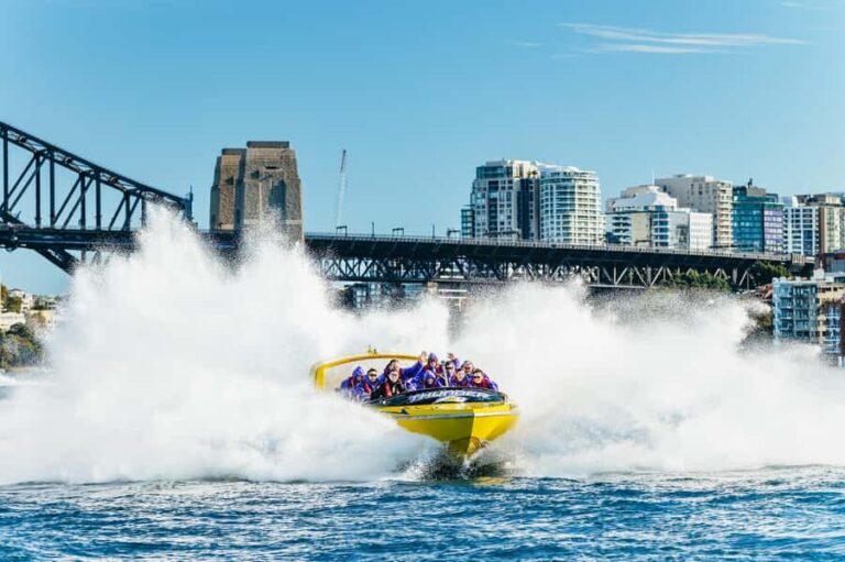 Sydney Harbour: Thunder Thrill Jet Boat Ride - What Makes This Tour Stand Out
