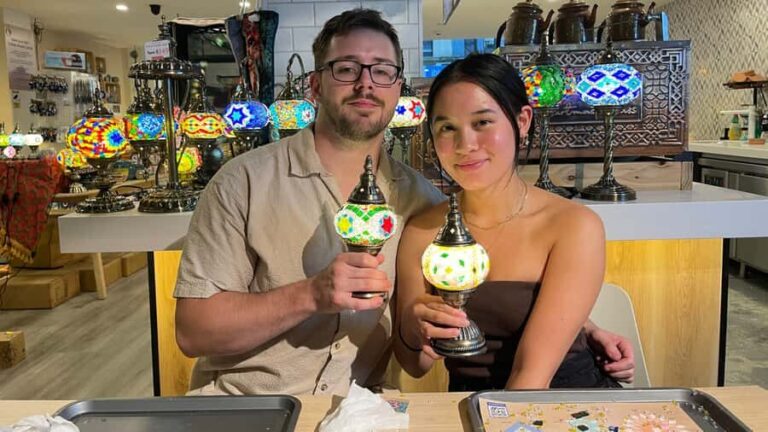 Sydney: Mosaic Art Classes - Turkish Lamp Workshop - An In-Depth Look at the Mosaic Lamp Workshop