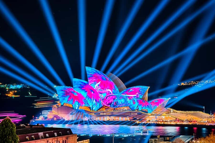 Sydney: Premium Catamaran Vivid Cruise with Welcome Drink - The Experience in Detail