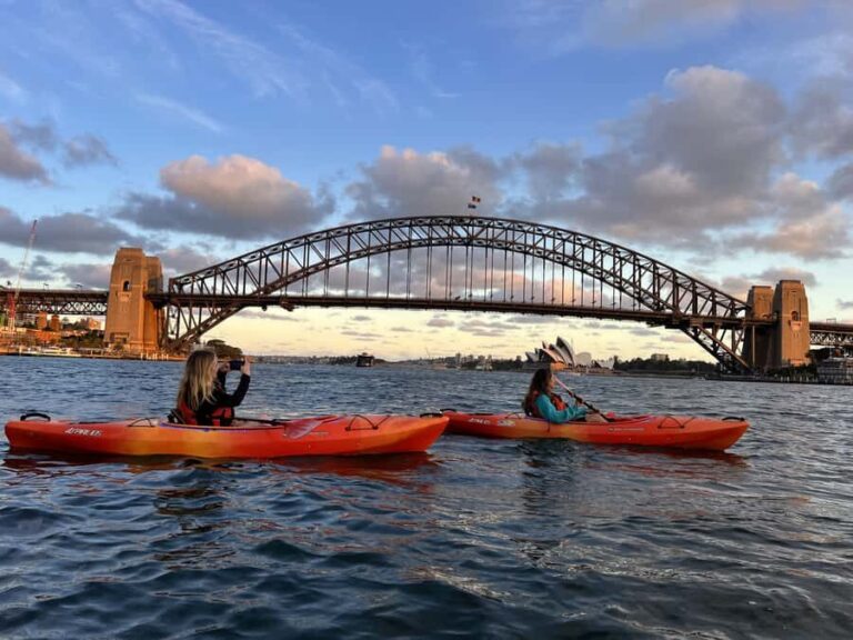 Sydney: Sunset Kayak Tour on Sydney Harbour - Breaking Down the Itinerary