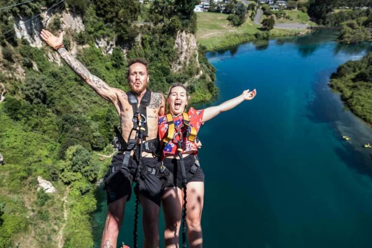 Taup: AJ Hackett Taup Bungy - NZ's Highest Water Touch! - Who Will Love This?