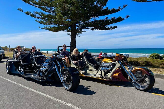TAURANGA SHORE EXCURSION: Epic 25 min V8 Trike tour of Mt Maunganui & Tauranga - The Itinerary in Detail