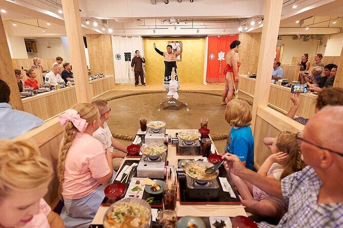 TokyoSumoShow, ChickenHotPot, and Mochi-Pounding by Pro Wrestlers - Authenticity and Audience Feedback