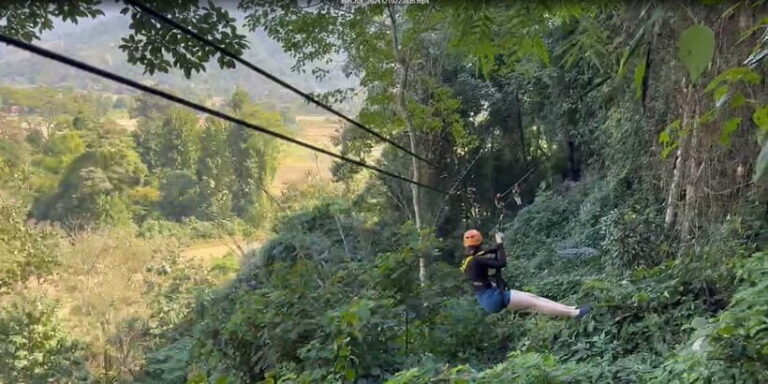 Vang Vieng: Paragliding ,Kayak,Zipline,Blue lagoon1 Tour - Key Points
