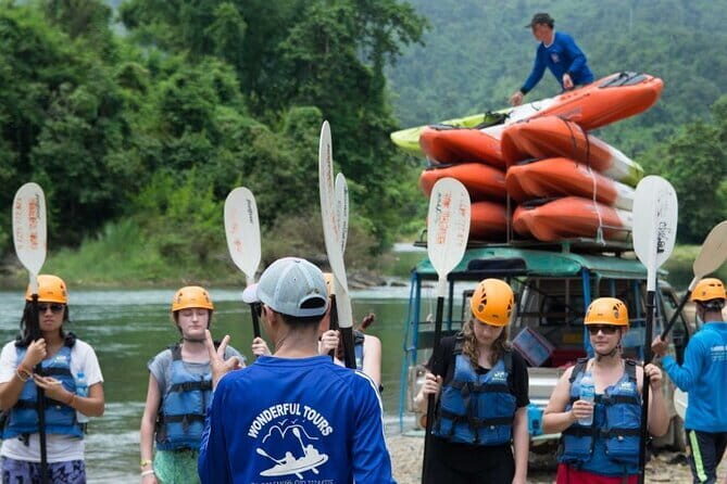 Vang Vieng Tour A Blue lagoon 3 with Caves and Zipline - Cooling Off at Tham Nam Water Cave