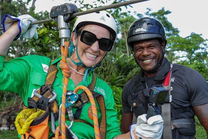 Vanuatu Jungle Zipline, Swing and Skybridge Combo with Transfer - Authentic Experiences & Feedback