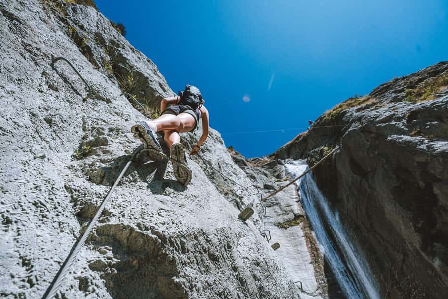Wanaka: 4-Hour Intermediate Waterfall Cable Climb - The Route and Its Highlights