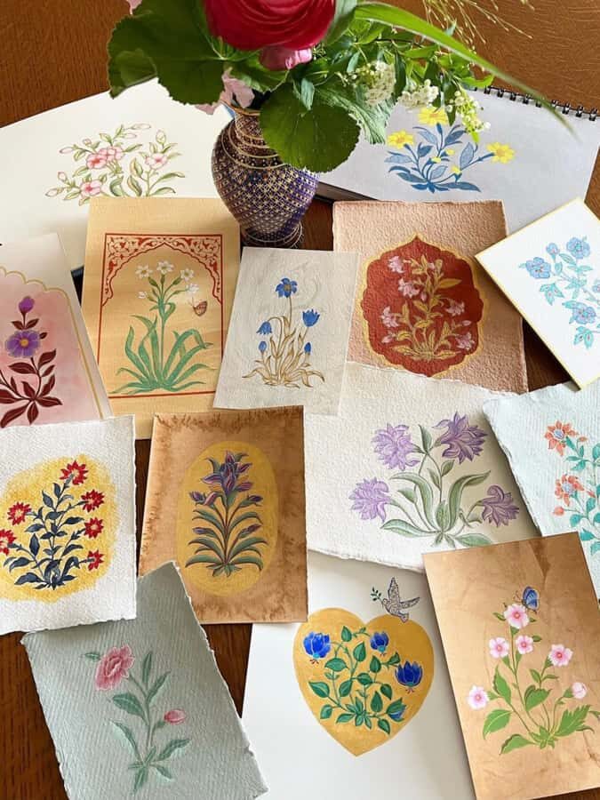 Watercolour Painting Class: Traditional Floral Motifs - What You Can Expect from the Watercolour Class