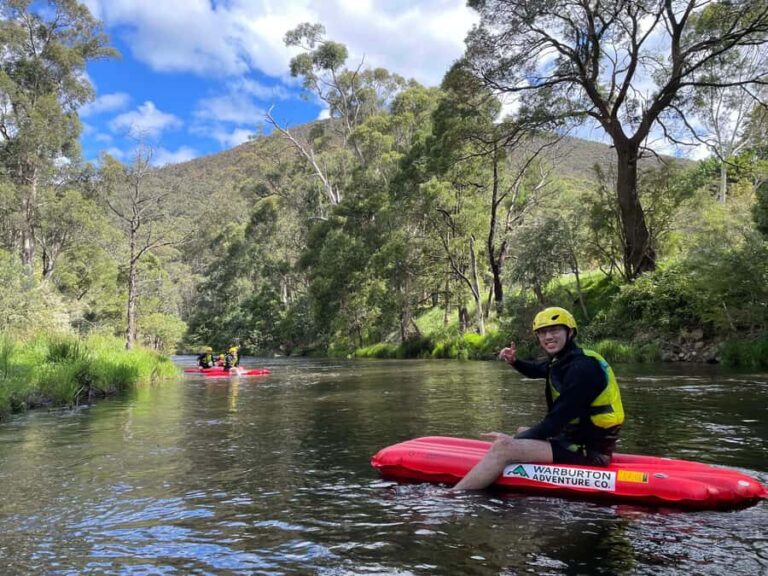 Yarra Valley: Self-Guided River Sledding Adventure - The Equipment: Durable, Comfortable Sleds
