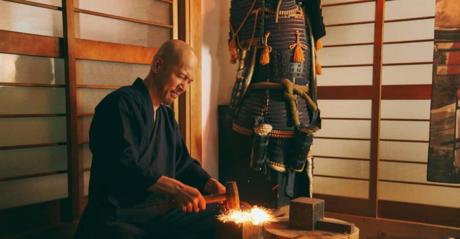 Authentic knife making experience at a blacksmith in Kyoto - The Workflow: From Start to Finish