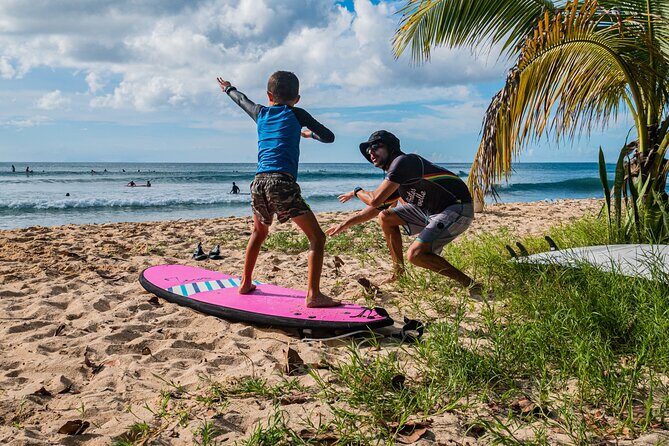 Come and learn to surf at the best surf spots in Guadeloupe. - Authentic Experiences and Authentic Surfers