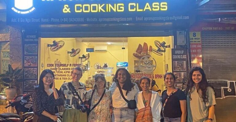 Hanoi: 5 Local Dishes Cooking Class with Meal & Market Visit - Group Size and Atmosphere
