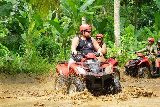 Jungle ATV Quad Bike Through Gorilla Face Cave - The Real Bali Experience