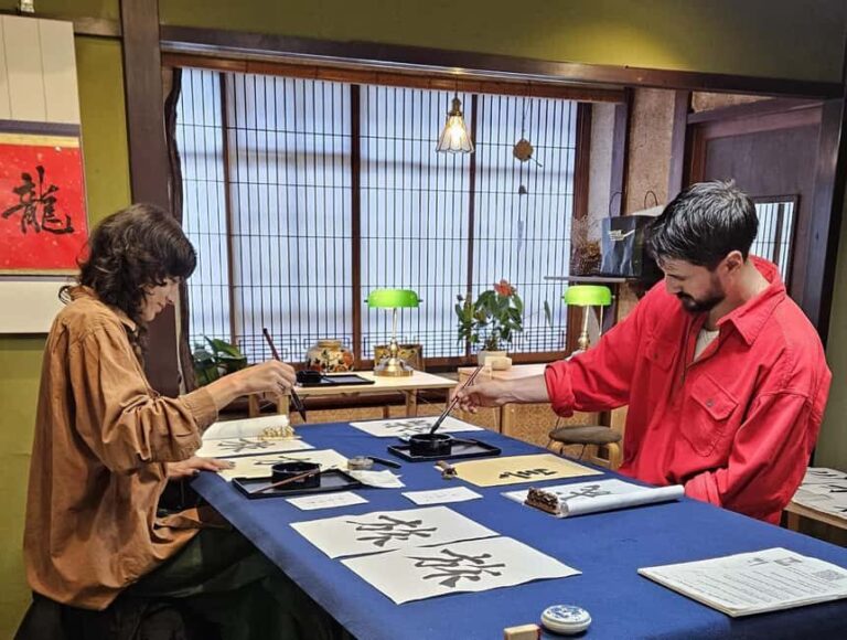 Kanazawa "Near Ninja Temple" : Japanese Calligraphy Class - Who Will Love This Experience?
