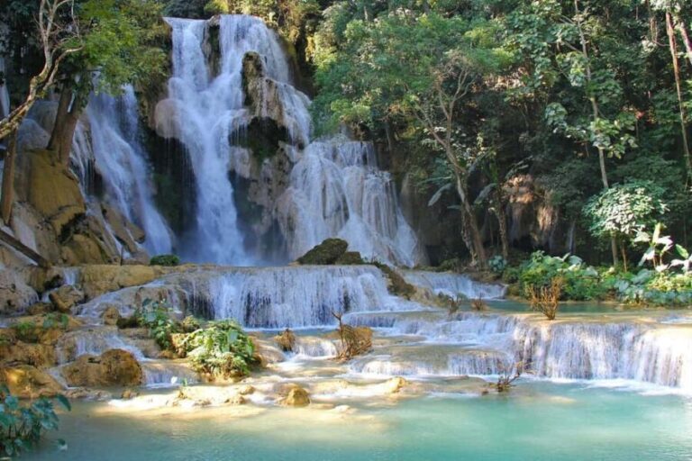 Luang Prabang: Afternoon Kuang Si Waterfalls & Sunset Cruise - Kuang Si Waterfalls: The Heart of the Tour