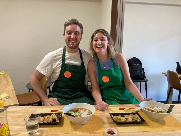 Osaka: Ramen and Gyoza Cooking Class in Dotonbori - What Makes It Special?