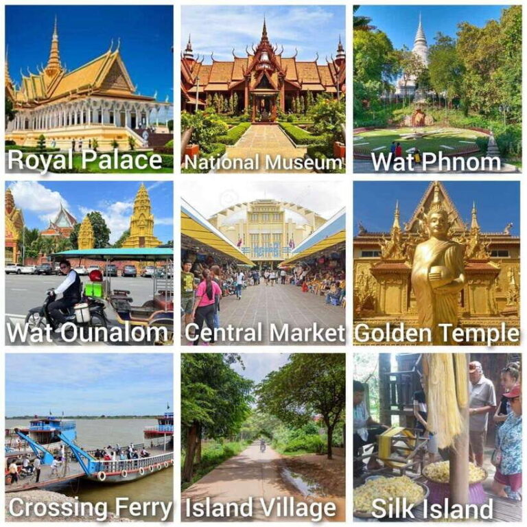 Phnom Penh: City and Silk Island Tour (no genocide sites) - The Bustling Heart of Phnom Penh