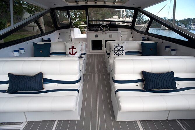 Private Luxury Power Catamaran. Enjoy USVI Aboard MV Hydra - The Experience: Comfort, Service, and Personal Touches
