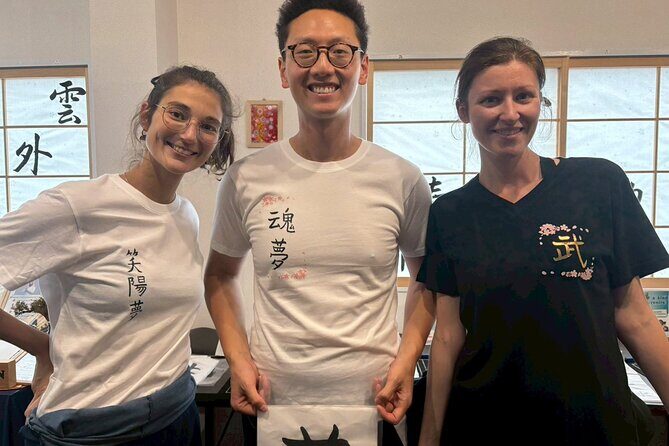 Tokyo AsakusaCalligraphy & Make T-shirt Activity - Practical Details
