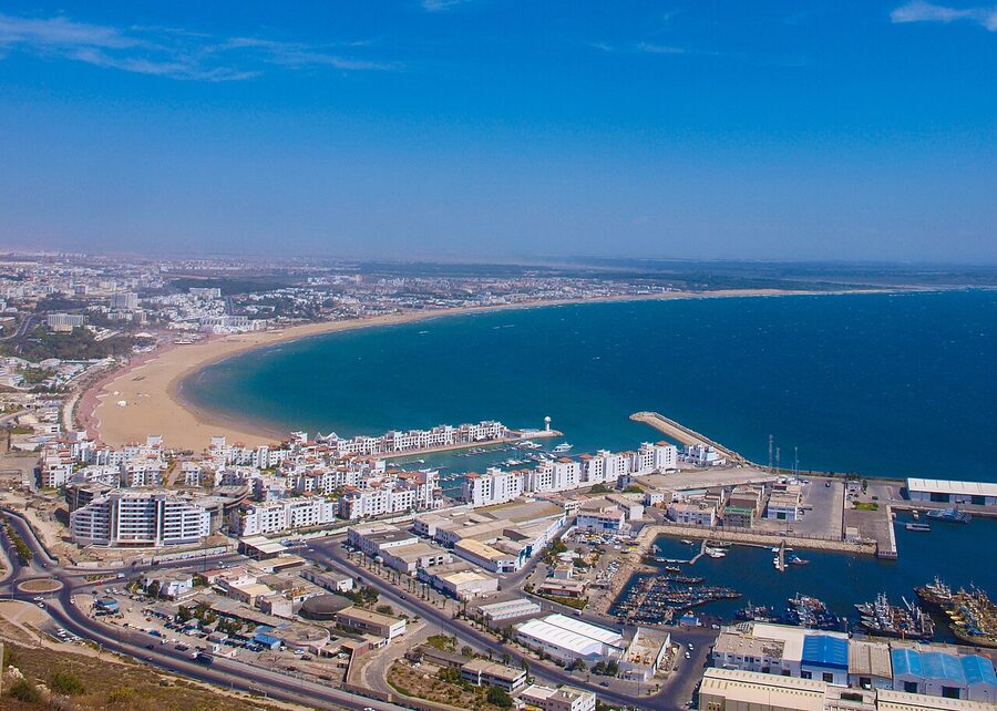 Agadir aerial view