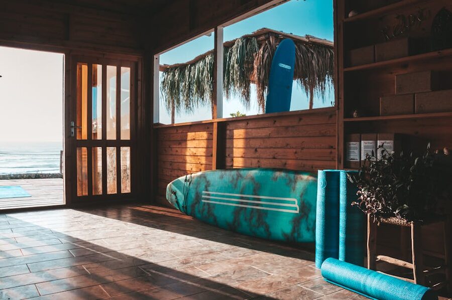 Taghazout surf shack interior