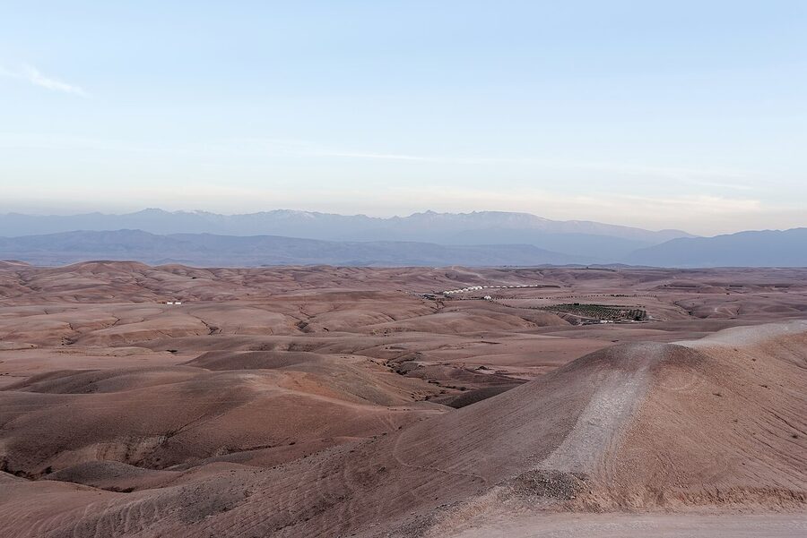 Agafay Desert golden hour