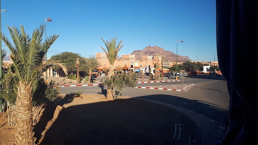 Agdz town in the Draa Valley Morocco