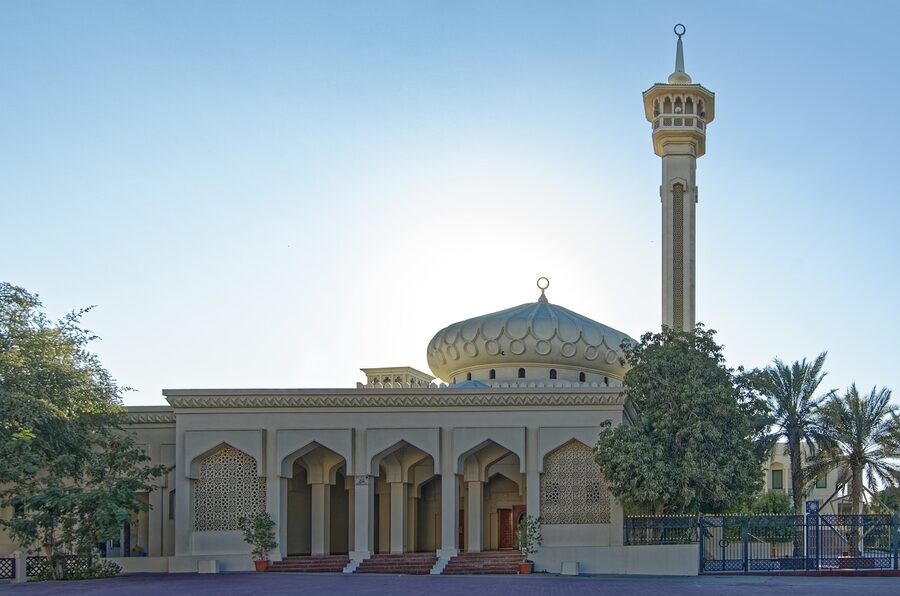 Al Fahidi historic district with traditional architecture