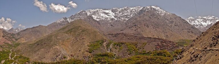 Imlil view to Jebel Toubkal