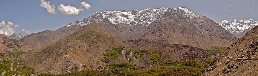 Imlil valley with view toward Jebel Toubkal