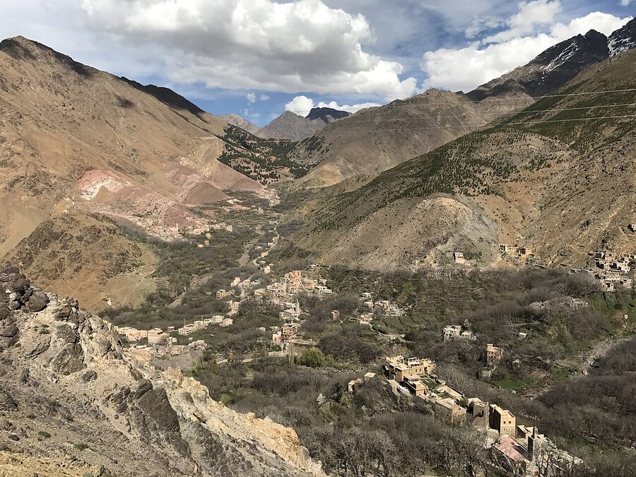 Atlas Mountains hiking trail