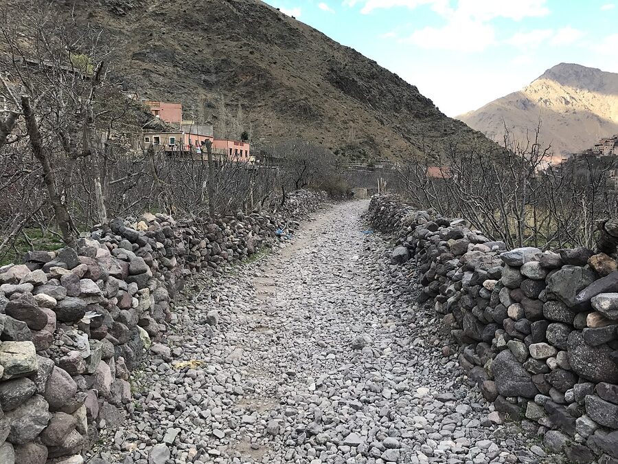 Atlas Mountains open valley
