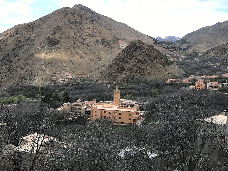 Atlas Mountains stream crossing