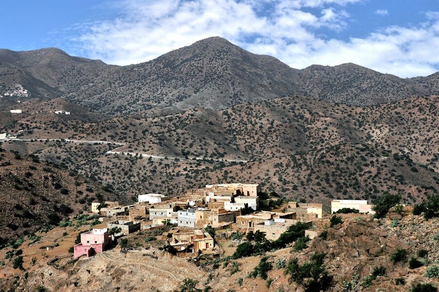 Moroccan Atlas Mountains village