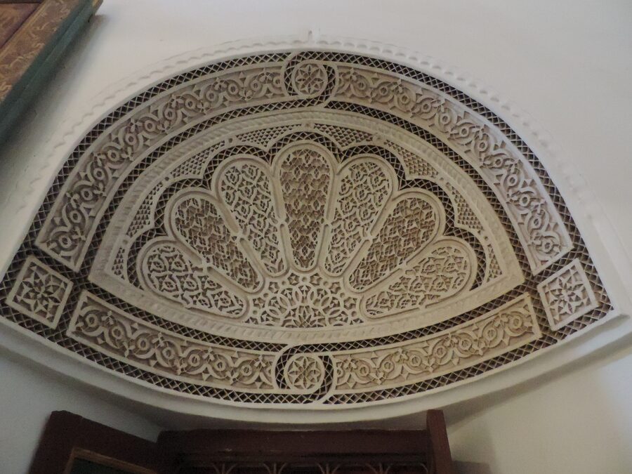 Decorated vault in Bahia Palace