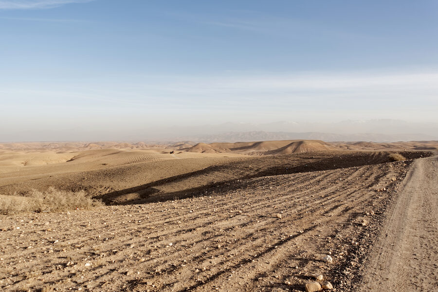 Agafay Desert Morocco rocky terrain