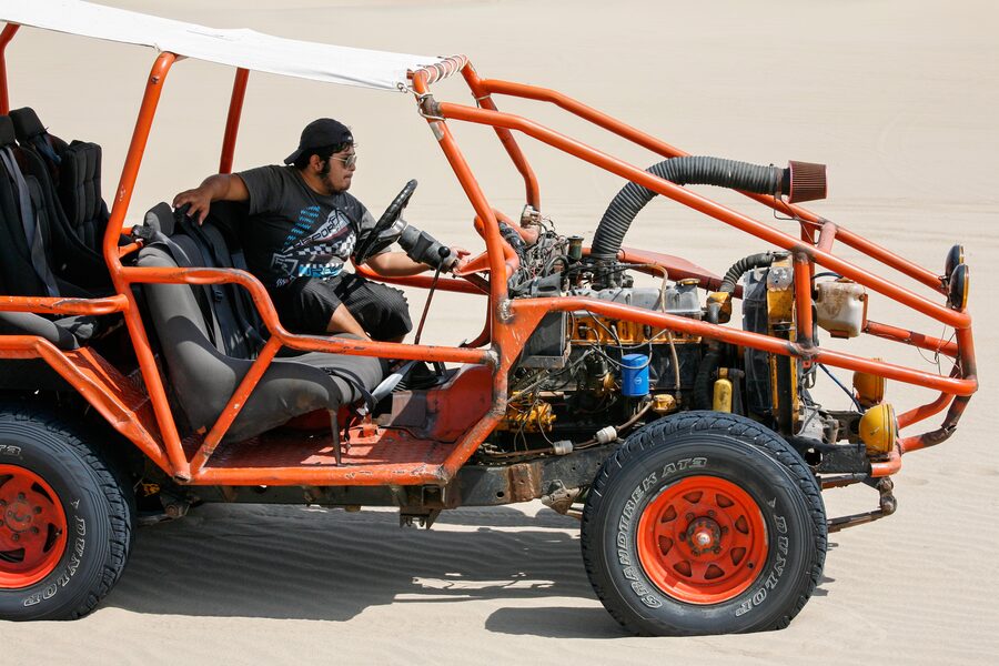 Dune buggy at sand dunes