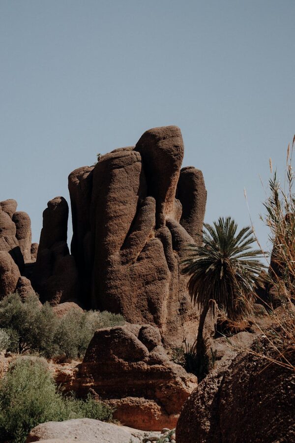 Rock formations in Ait Marouf Morocco